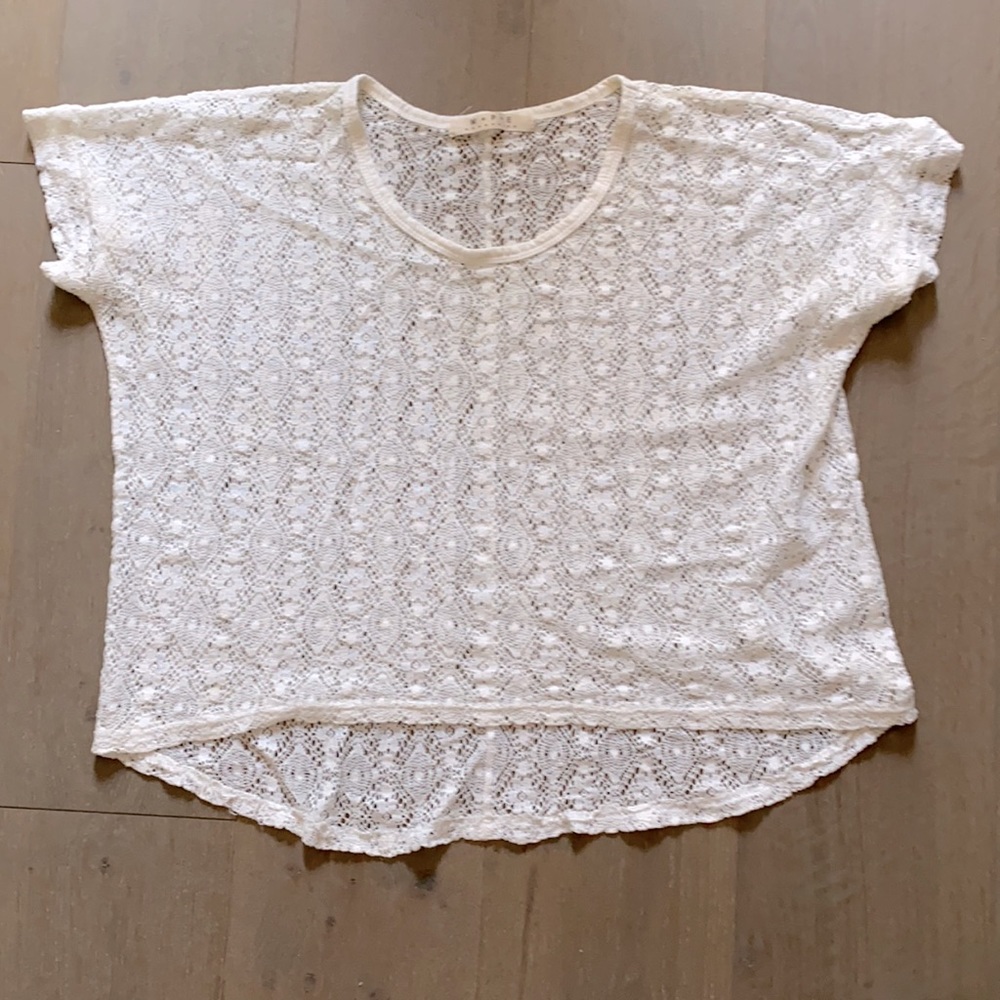 Lace Flowy Crop Top